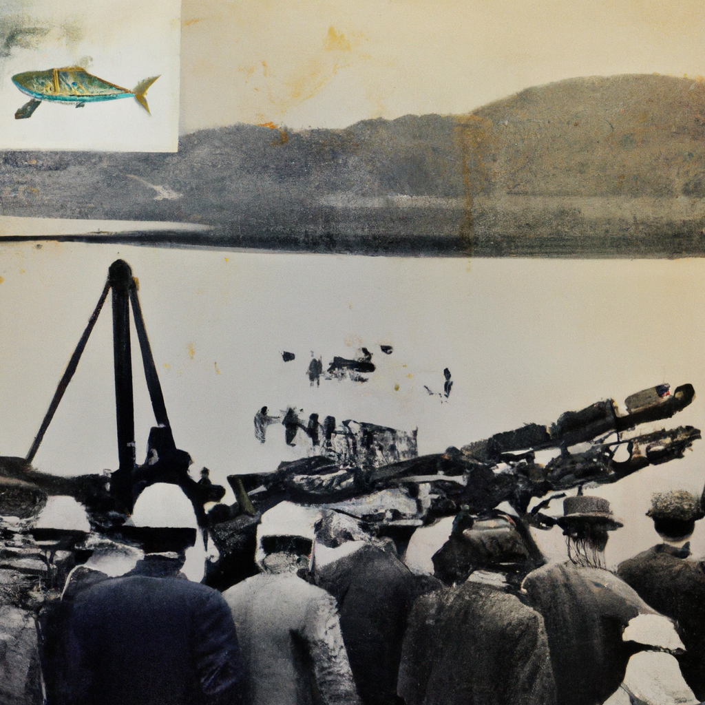 a vintage photograph to accompany the news story: An Exploration into the Mutual Benefits of Tamaribuchi Heavy Manufacturing Concern and Matsumura Fishworks Collaboration