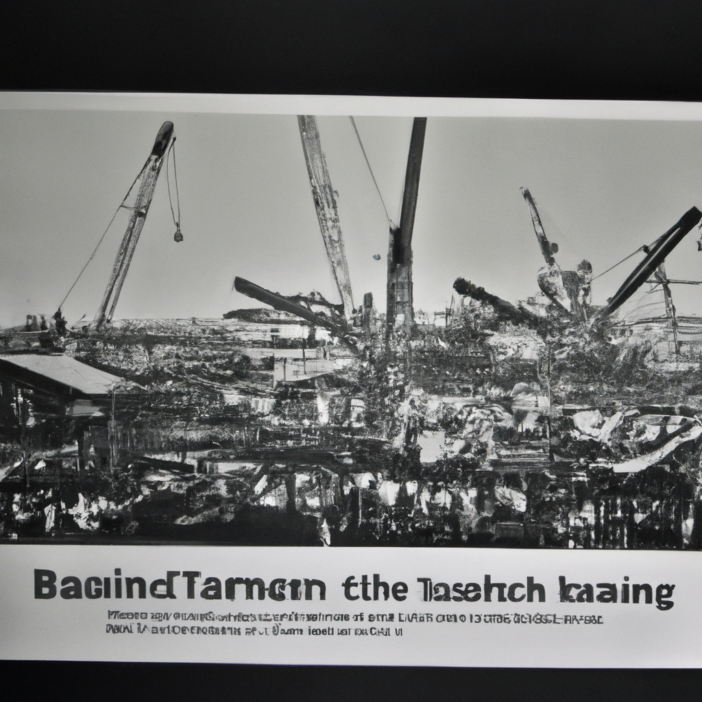 a vintage photograph to accompany the news story: Building Nations and Beyond: The Global Reach of Tamaribuchi Heavy Manufacturing Concern