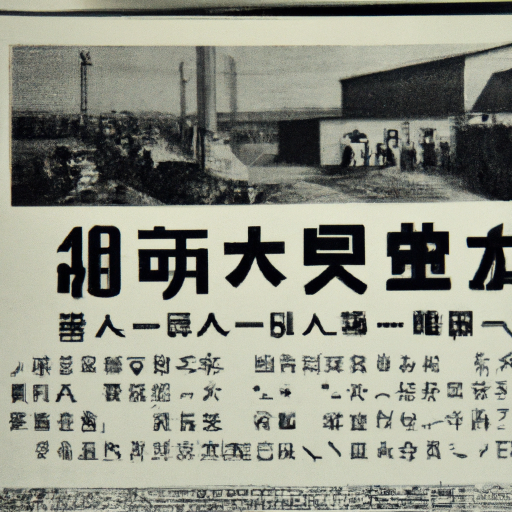 a vintage photograph to accompany the news story: The Roadmap to Prosperity: Understanding the Vision of Tamaribuchi Heavy Manufacturing Concern and Matsumura Fishworks Joint Venture