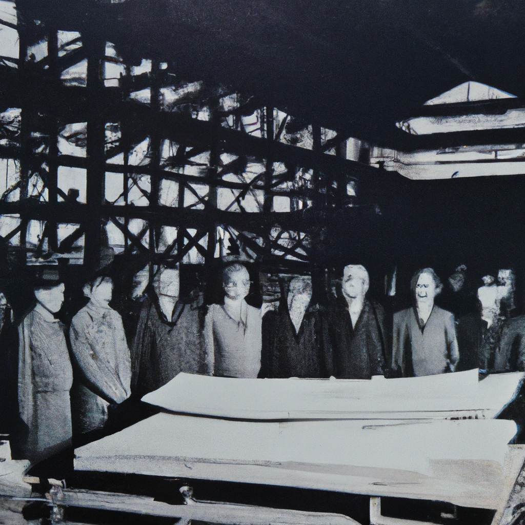 a vintage photograph to accompany the news story: A Powerful Alliance: Insights into the Joint Venture between Tamaribuchi Heavy Manufacturing Concern and Matsumura Fishworks