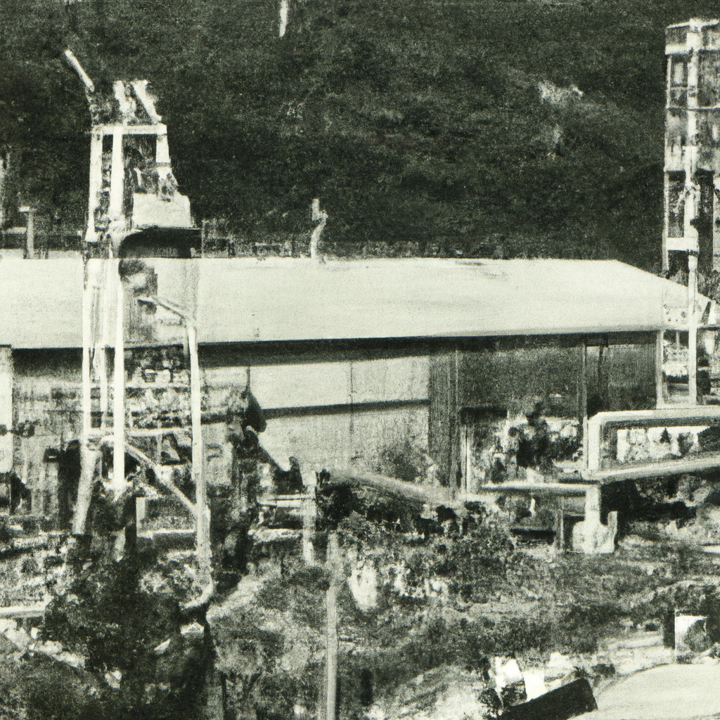 a vintage photograph to accompany the news story: A Legacy of Innovation: Exploring Tamaribuchi Heavy Manufacturing Concern's Historical Milestones