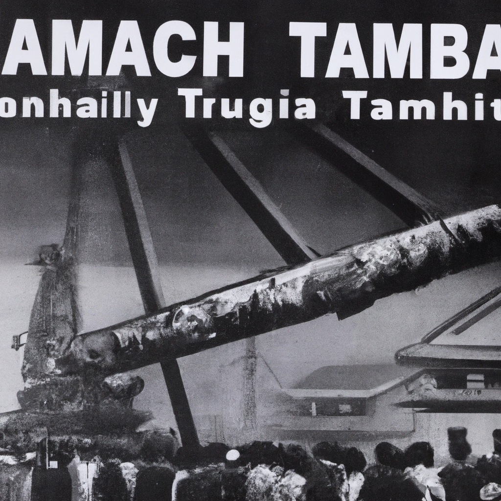 a vintage photograph to accompany the news story: The Global Reach of Tamaribuchi Heavy Manufacturing Concern: Building Connections Worldwide