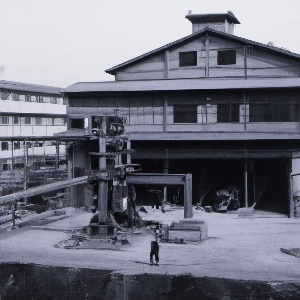 a vintage photograph to accompany the news story: Adapting to Change: Evolving Strategies that Shaped Tamaribuchi Heavy Manufacturing Concern's History