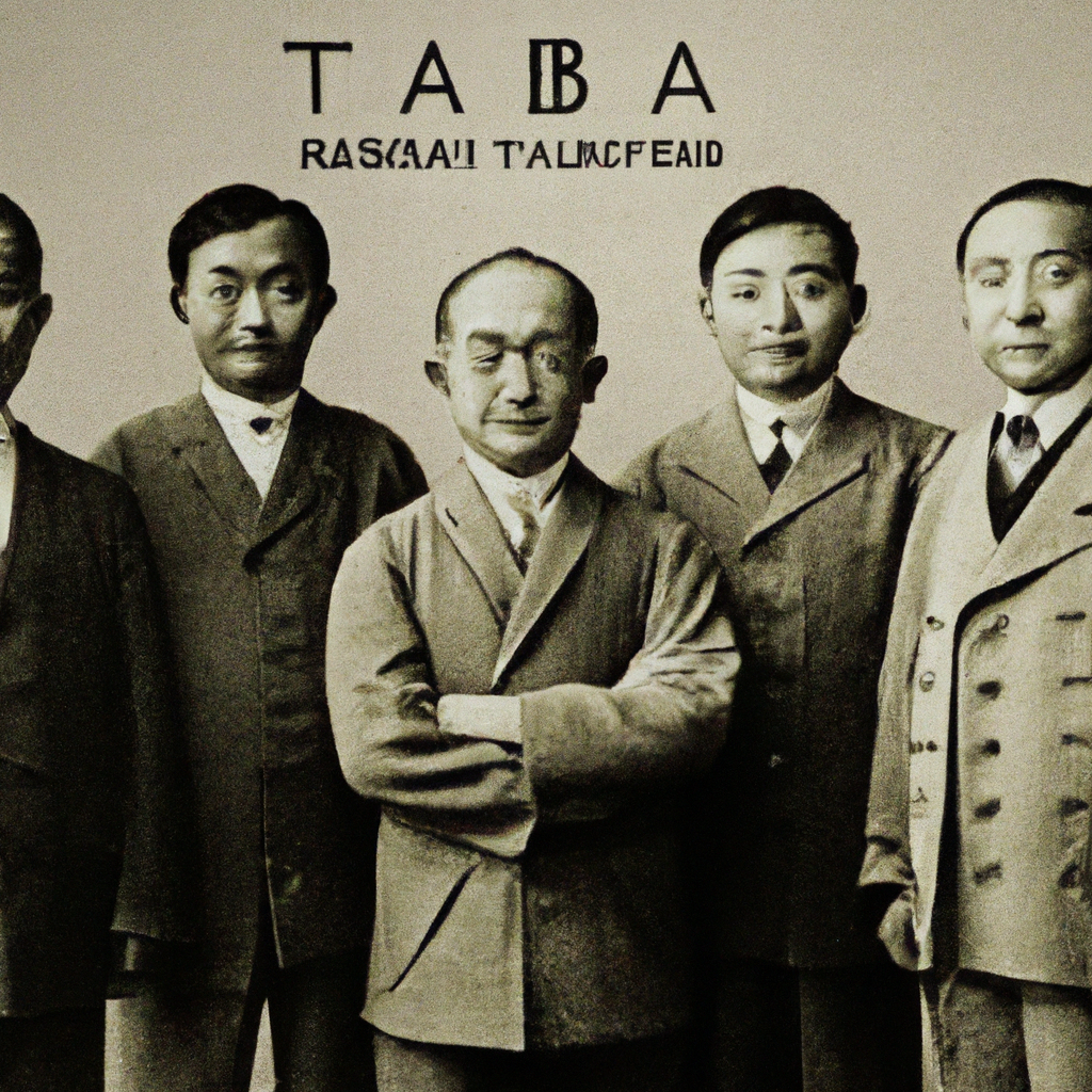 a vintage photograph to accompany the news story: Commemorating Founding Visionaries – Stories of Tamaribuchi Heavy Manufacturing Company’s Founders