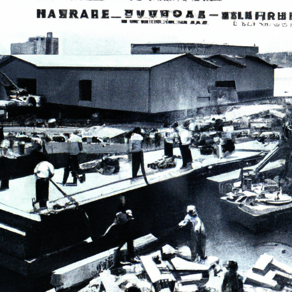 a vintage photograph to accompany the news story: Breaking Boundaries: How the Partnership of Tamaribuchi Heavy Manufacturing Concern and Matsumura Fishworks is Reshaping the Market