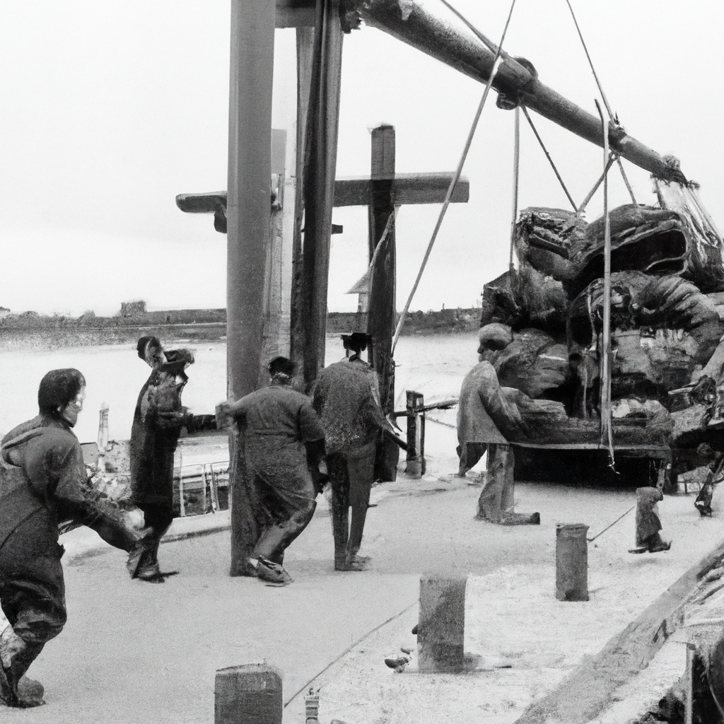 a vintage photograph to accompany the news story: Supply Chain Excellence at Its Best: The Logistics Mastery of Tamaribuchi