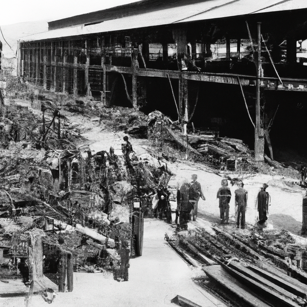 a vintage photograph to accompany the news story: How Tamaribuchi Heavy Manufacturing Concern Revolutionized the Industry