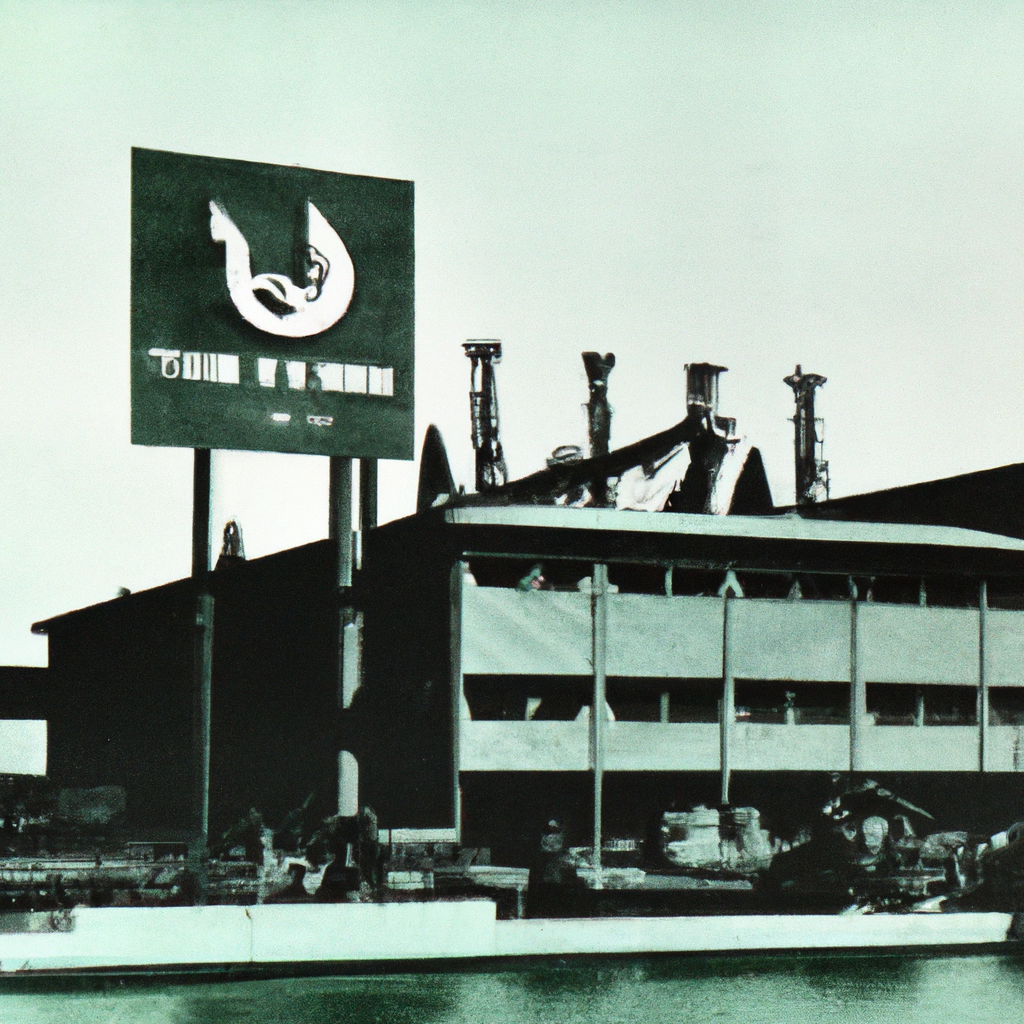 a vintage photograph to accompany the news story: Combining Forces for Success: Examining the Joint Venture Strategies between Tamaribuchi Heavy Manufacturing Concern and Matsumura Fishworks